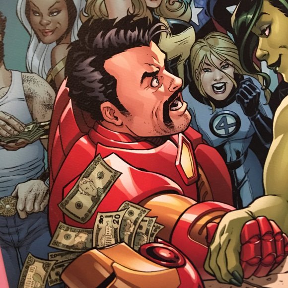 NEW, SIGNED Iron-Man Vs She-Hulk Print - Picture 4 of 8